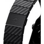 Pitaka Carbon Fiber řemínek pro Apple Watch 45mm / 44mm / 42mm - černý AWB1003 – Zboží Živě