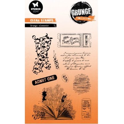 Studio Light Gelová razítka Grunge Pozaďové elementy – Zboží Dáma