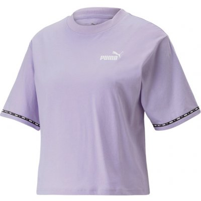 PUMA POWER Tape Tee 673626-25 Fialová – Zboží Mobilmania