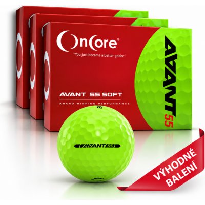 OnCore AVANT 55 golfové míčky zelené 36 ks – Hledejceny.cz