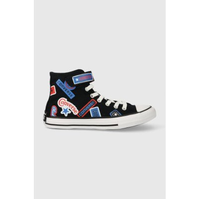 Converse Chuck Taylor All Star Easy On Stickers A06357C černá – Hledejceny.cz