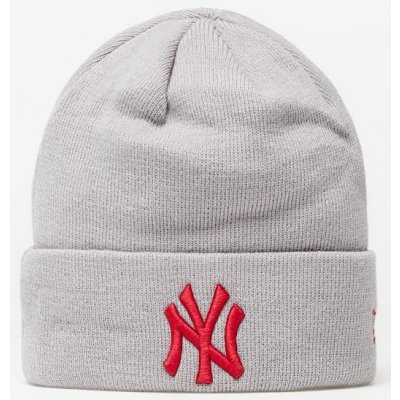 New Era League Yankees beanie Zimní čepice Grey-Red – Hledejceny.cz