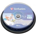 Verbatim BD-R 25GB 6x, printable, cakebox, 10ks (43804) – Hledejceny.cz