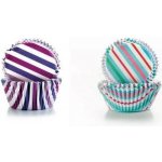 Ibili Papírové košíčky proužky 7,5x4cm – Zboží Dáma