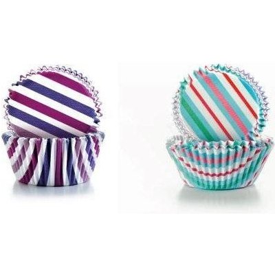 Ibili Papírové košíčky proužky 7,5x4cm – Zboží Dáma