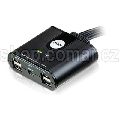 Aten US-424 USB 2.0 Přepínač periferií 4:4 – Sleviste.cz