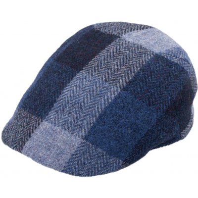 Fiebig pánská zimní bekovka Harris Tweed modrá kostka – Hledejceny.cz