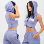 Nebbia Crop mikina bez rukávů MUSCLE MOMMY 258 – Hledejceny.cz