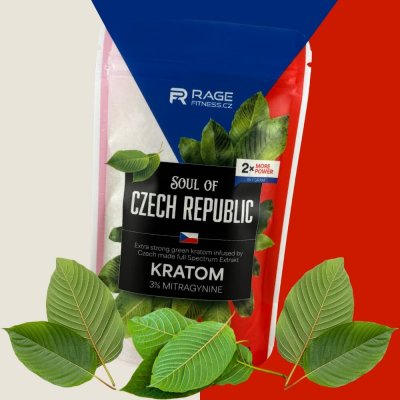 RageFitness Kratom Soul Of Czech Republic 3 % Mitragynine 50 g – Zboží Dáma