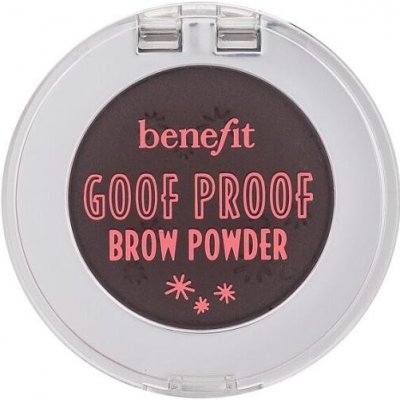 Pudr na obočí Benefit Goof Proof Brow Powder 5 Warm Black-Brown 1,9 ml