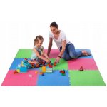 One Fitness MP10 60 x 60 x 1 cm zelená-modrá-červená 9ks – Zboží Dáma