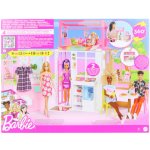 Barbie dům s panenkou a štěnětem herní set HCD48 – Zboží Mobilmania