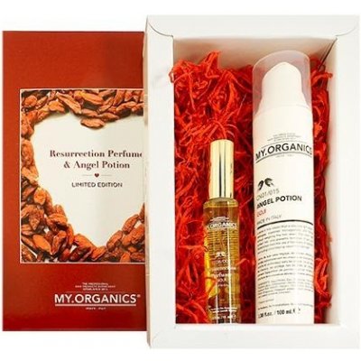MY.ORGANICS Resurrection Perfume & Angel Potion Limited Edition dárková sada Resurrection Perfume Goji 15 ml + Angel Potion 100 ml – Sleviste.cz