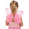 Karnevalový kostým Carnival toys Křídla motýlí růžová