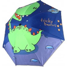 Deštník Dinosaurus skládací modrý