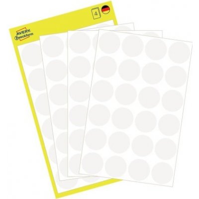 Avery Zweckform 3170 etikety 18mm 4 ks bílé – Zboží Dáma