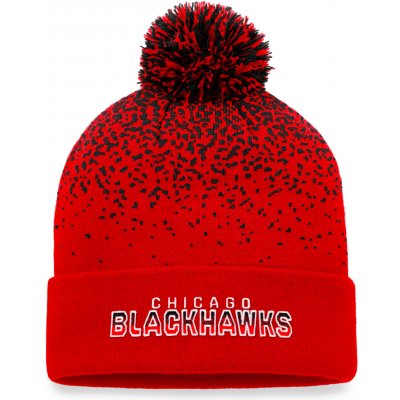 Fanatics Iconic Gradiant Iconic Gradiant beanie Cuff with Pom Chicago Blackhawks – Hledejceny.cz