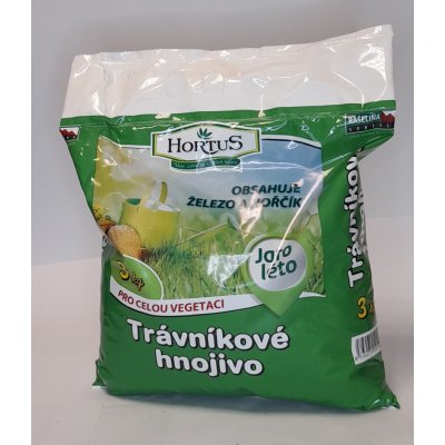 Trávníkové hnojivo Hortus 3 kg – Zbozi.Blesk.cz