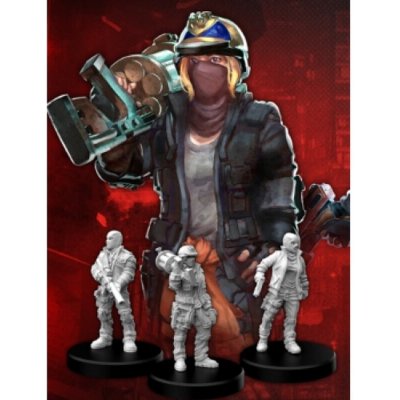 Figurky Cyberpunk Red RPG Combat Zoners Heavies – Hledejceny.cz