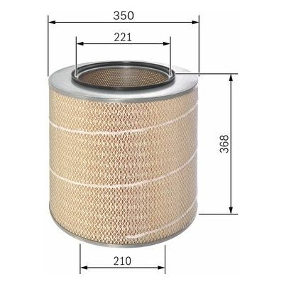 BOSCH Vzduchový filtr F026400280 – Hledejceny.cz