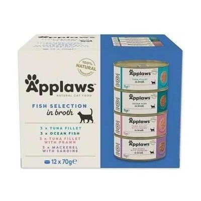 Applaws Adult Rybí výběr v želé 12 x 70 g – Hledejceny.cz