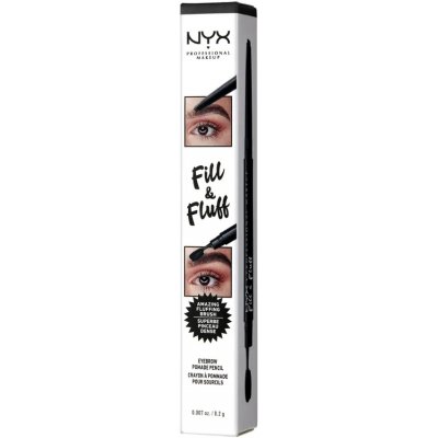 NYX Professional Makeup tužka na obočí Fill & Fluff Eyebrow Pomade Pencil Black 14,82 g – Zboží Dáma