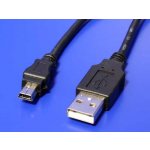 Goobay 11.92.8715 USB 2.0, USB A(M) - miniUSB 5pin B(M), 5m, černý – Hledejceny.cz