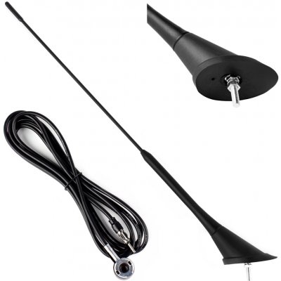 Amio 01507 Autoanténa 40cm 5mm adaptér 3m cord ANT07 - | Zboží Auto