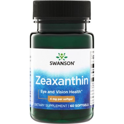 Swanson Zeaxantin 4 mg 60 kapslí – Hledejceny.cz