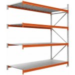 Majster Regál Longspan 200 x 150 x 80 4 police pozink oranžová – Hledejceny.cz