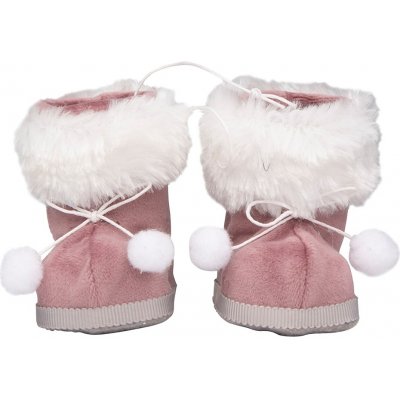Altom Sada vánočních ozdob, sametové botičky, 10x8 cm Barva: Růžová – Zboží Dáma