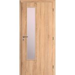 Solodoor L2 sklo, 80 P, 850 × 1985 mm, fólie, pravé, dub Mystic, prosklené 11040505121 – Zboží Mobilmania