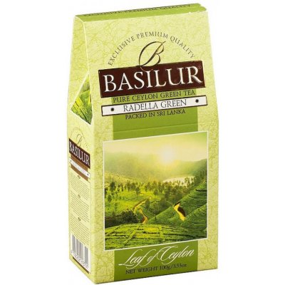 Basilur Zelený čaj Leaf of Ceylon Radella sypaný 100 g – Zbozi.Blesk.cz