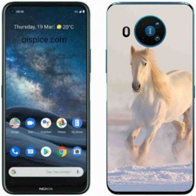 Pouzdro mmCase Gelové Nokia 8.3 5G - kůň ve sněhu – Zboží Mobilmania