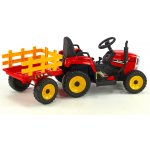 Mamido elektrický traktor s vlečkou červená – Zboží Dáma