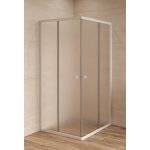 MULTI sprchový kout čtverec bílá/neprůhledné sklo 80x80cm - SIKOMUQ80CH0 – Zboží Dáma