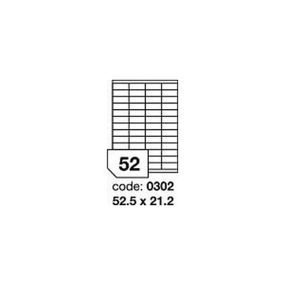 Rayfilm R0504.0302A 100 listů A4, 5200 etiket – Sleviste.cz