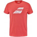 Babolat Exercise Big Flag Tee men Poppy red