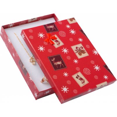 JK Box Vánoční dárková papírová krabička XK-10/A7 – Zboží Dáma