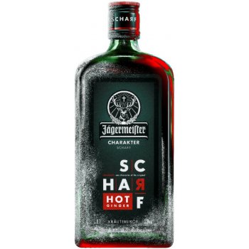 Jägermeister Scharf Hot Ginger 33% 1 l (holá láhev)