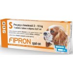 Fipron Spot-on Dog S 1 x 0,67 ml – Hledejceny.cz