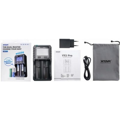 XTAR VX2 PRO SET 10440-32650 1,5V/3,6V Li-ION/ LiFePO4/ Ni-MH – Zboží Živě