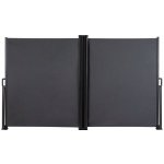 FLORABEST Dvojitá boční markýza, 160 x 600 cm, antracitová – Zboží Mobilmania