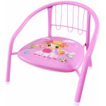 FunPlay Child10Pink židle s pískajícím podsedákem kovová 36x36x36cm růžová – Zbozi.Blesk.cz