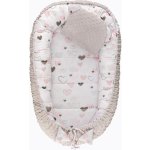 Bomimi HARMO Hnízdečko s polštářkem minkySRDÍČKA šedá – Zboží Dáma
