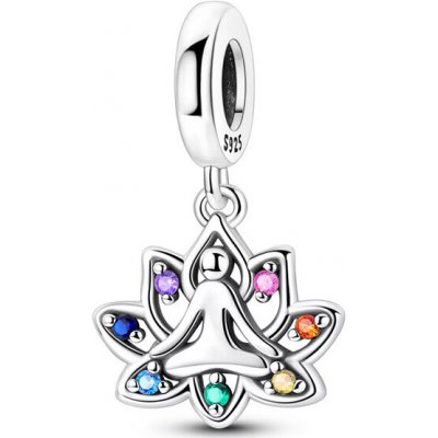 Prosperk Stříbrný korálek Jóga v lotosu S3852 – Hledejceny.cz