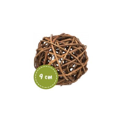 Trixie proutěná koule pro hlodavce 9 cm – Zboží Mobilmania