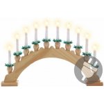 Nexos Vánoční dekorace svícen s 10ti LED diodami 5962 – Zboží Dáma Nexos Vánoční dekorace svícen s 10ti LED diodami 5962 – Zboží Dáma