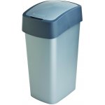 Curver Koš odpadkový FLIP BIN 45 l výklopný, šedý – Hledejceny.cz