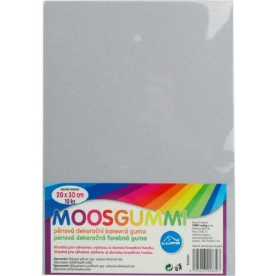 Mosguma, MOOSGUMMI A4 šedá pěnovka – Zboží Mobilmania